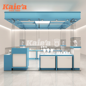 American Modern Luxury Jewelry Display Counter for High-End Stores