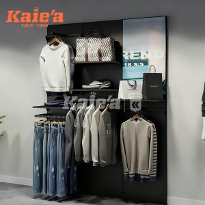 Modular Men’s Garment Display System for Contemporary Retail Stores