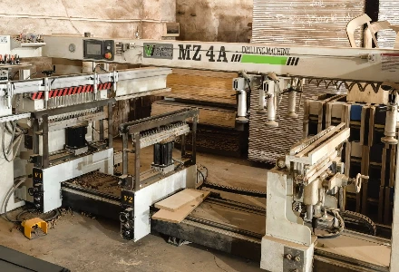 Follow the production drawing to cut the material pieces by pieces.