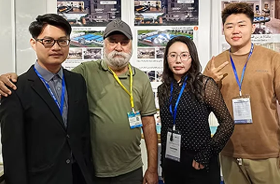 Group Photo At The Exhibition