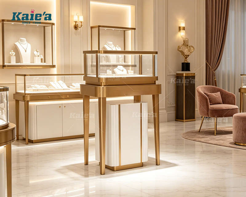 High-end jewelry display cabinet