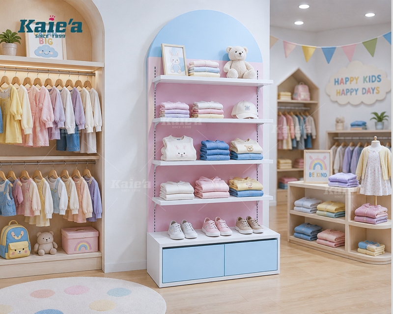Children's store clothing display stand A