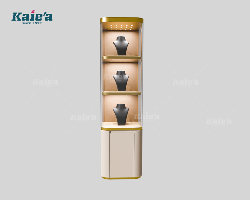 Luxurious jewelry display cabinet-tall model