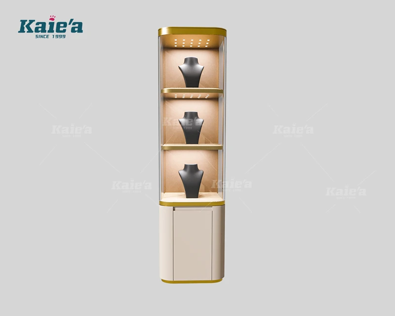 Luxurious jewelry display cabinet-tall model