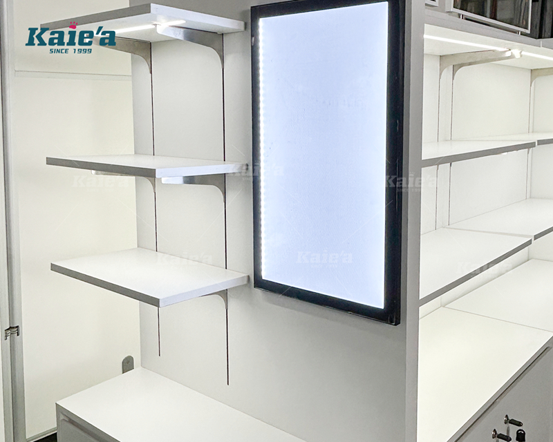 White display - Middle Island - Boutique Skin Care Store