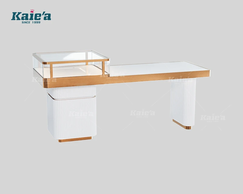 High-end jewelry store display cabinet - negotiation table