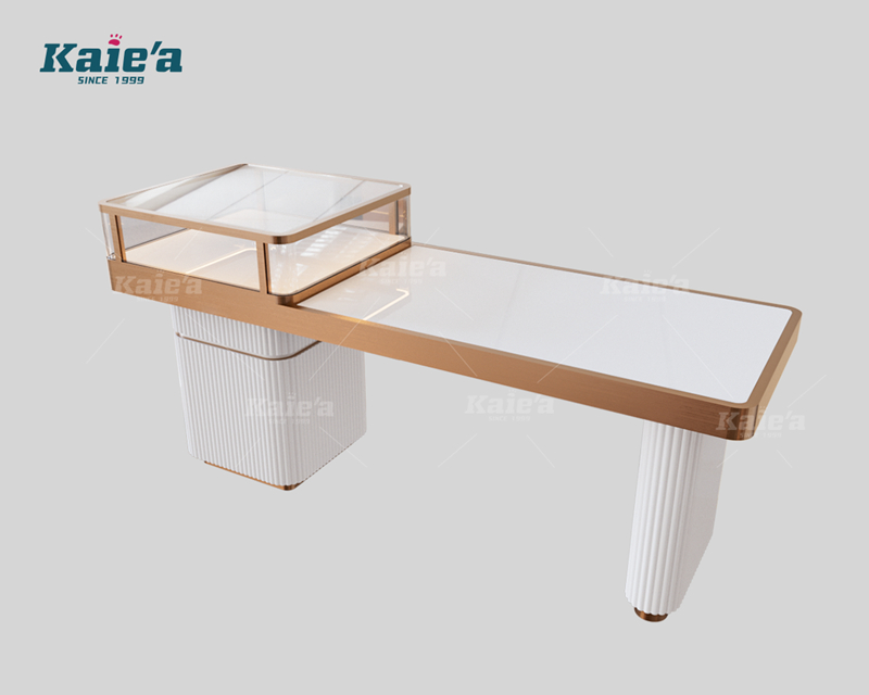 High-end jewelry store display cabinet - negotiation table