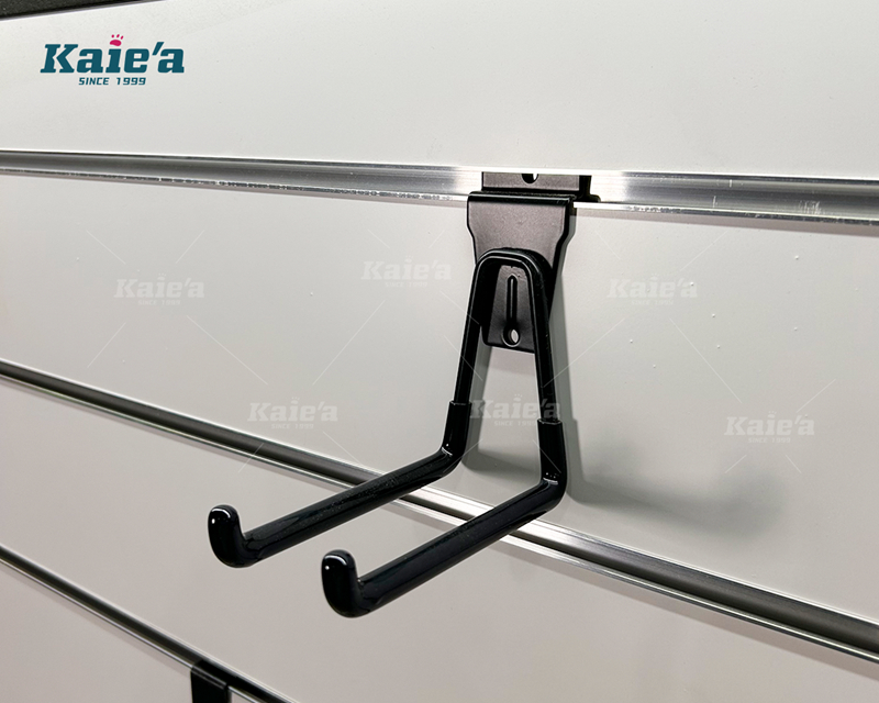 Display cabinet of sports store with aluminum channel