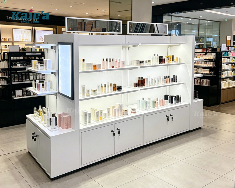 White display - Middle Island - Boutique Skin Care Store