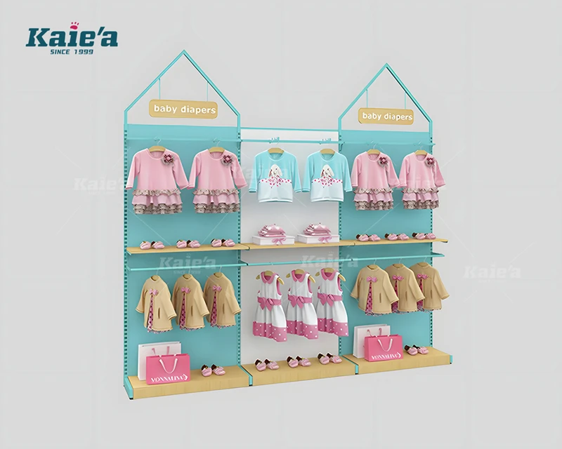 Children's store clothing display rack