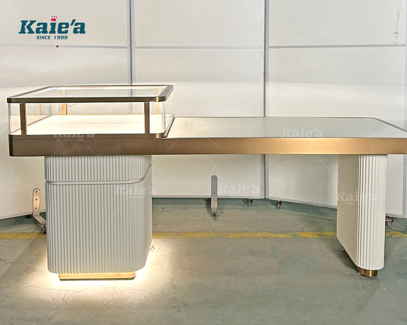 High-end jewelry store display cabinet - negotiation table