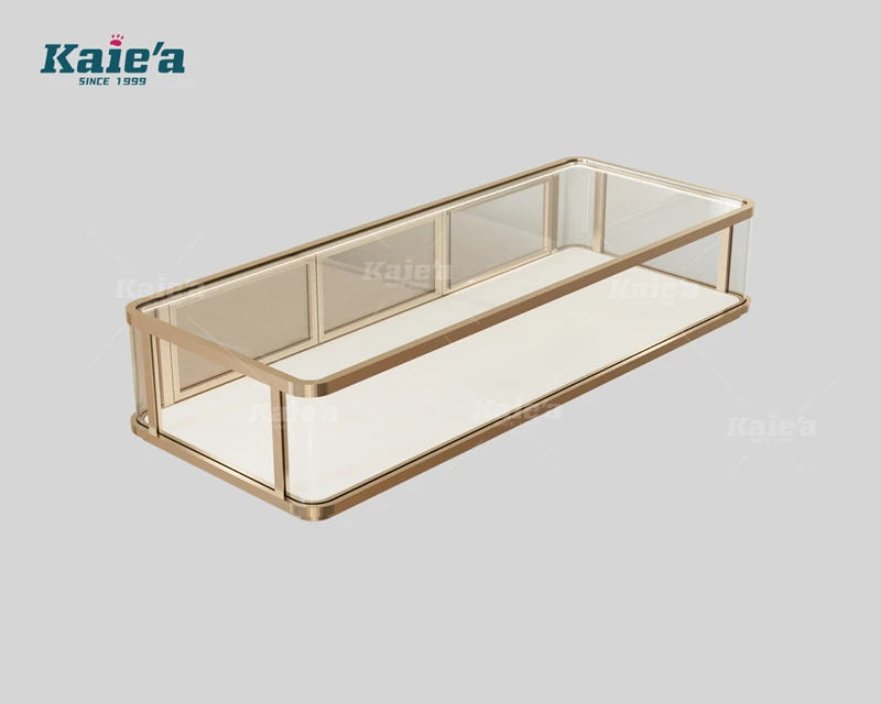 Independent jewelry display cabinet on the countertop