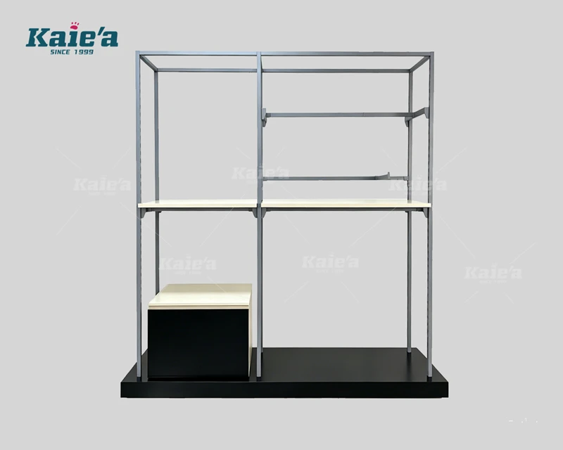 Fashion display stand - Grey high cabinet series