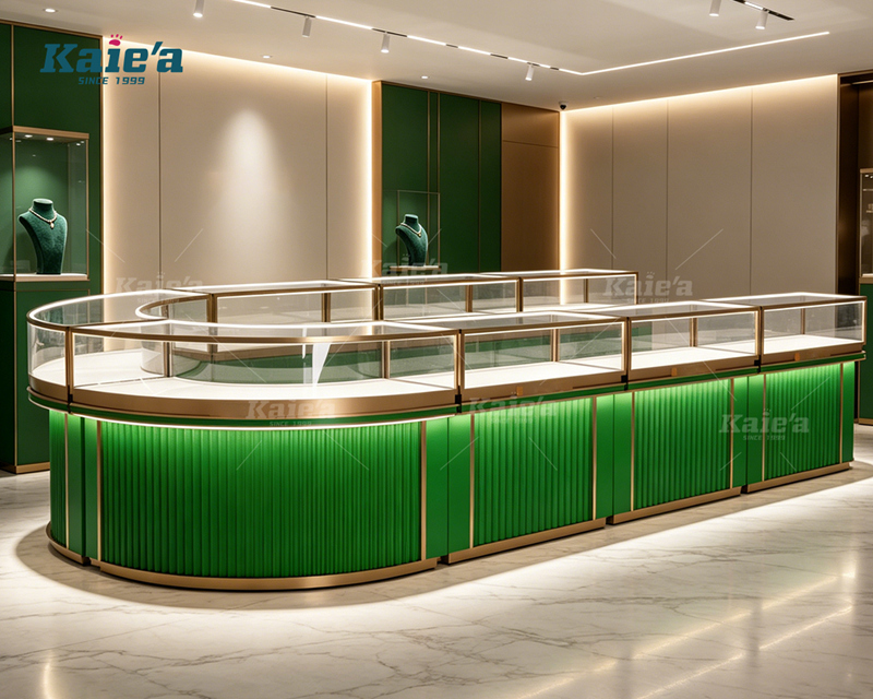 Green Series Premium Jewelry Cabinet