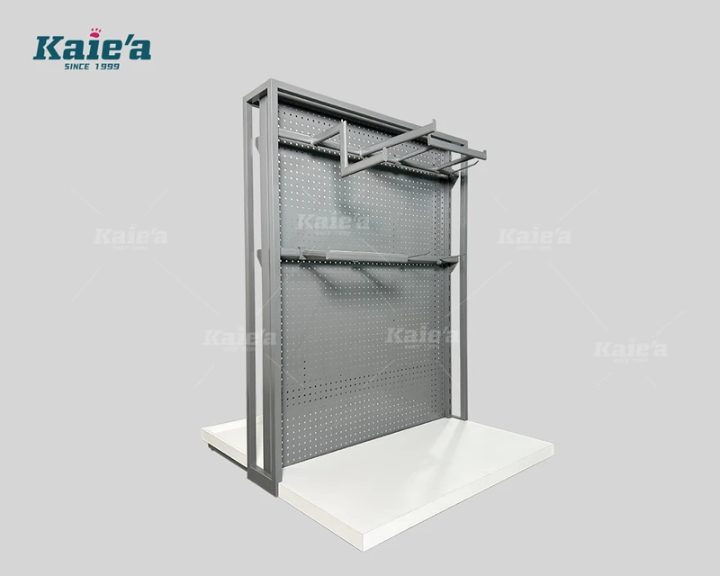 Sports store clothing display stand - Grey high cabinet series