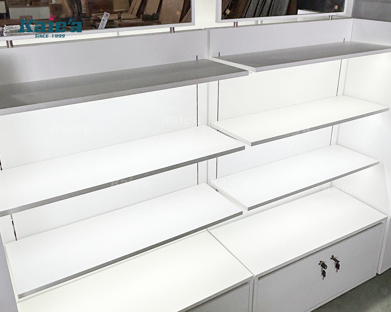 White display - Middle Island - Boutique Skin Care Store