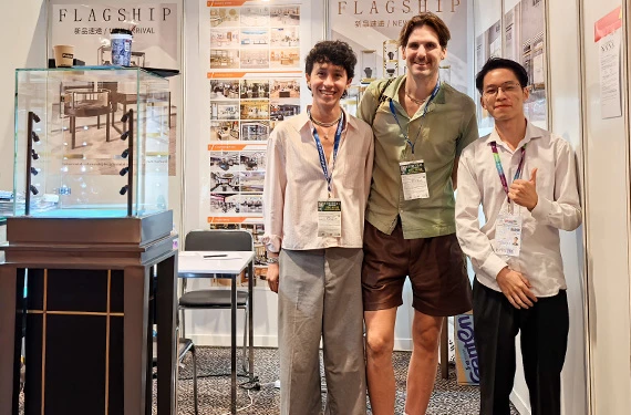Group Photo At The Exhibition