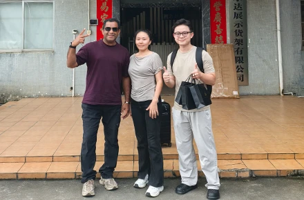 Group Photo With Clients