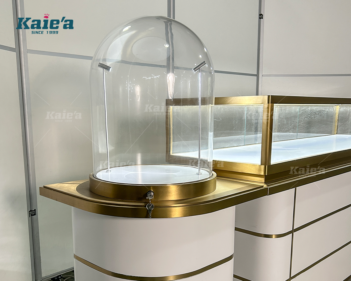 Luxe White Gold Checkout Jewelry Counter Set