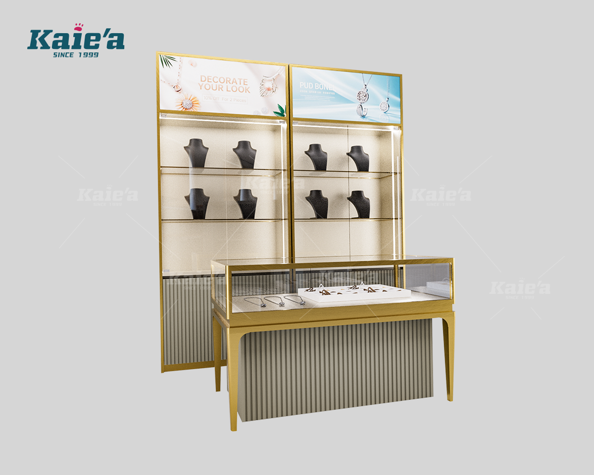 Combo Jewelry Display Wall Unit