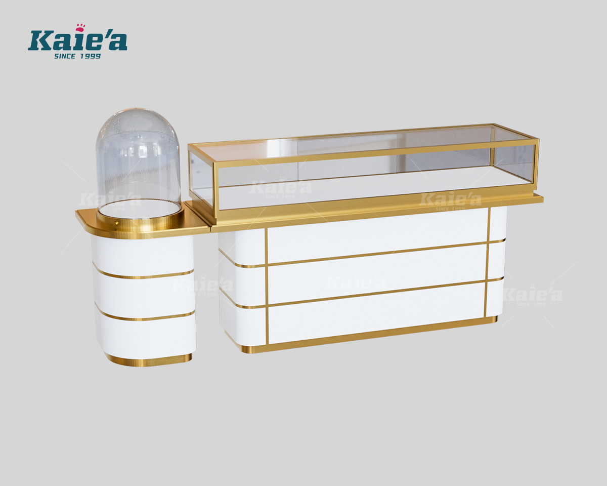 Luxe White Gold Checkout Jewelry Counter Set