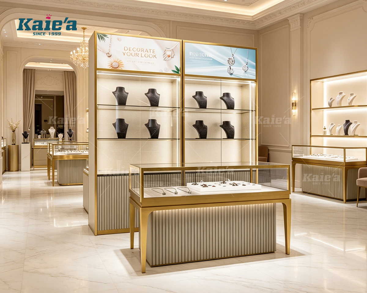 Combo Jewelry Display Wall Unit