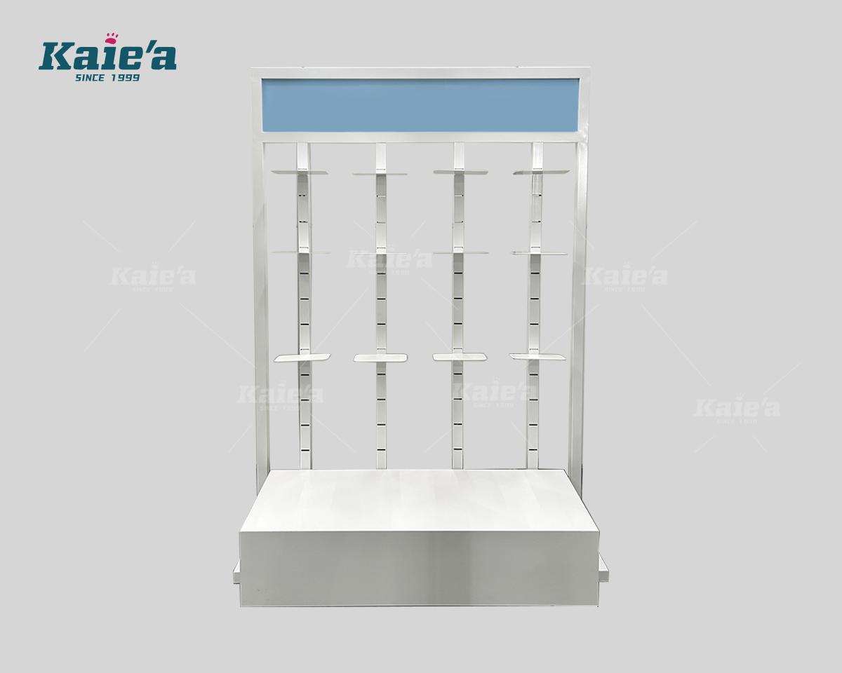 Sneaker Retail Display Rack with Adjustable Shelves