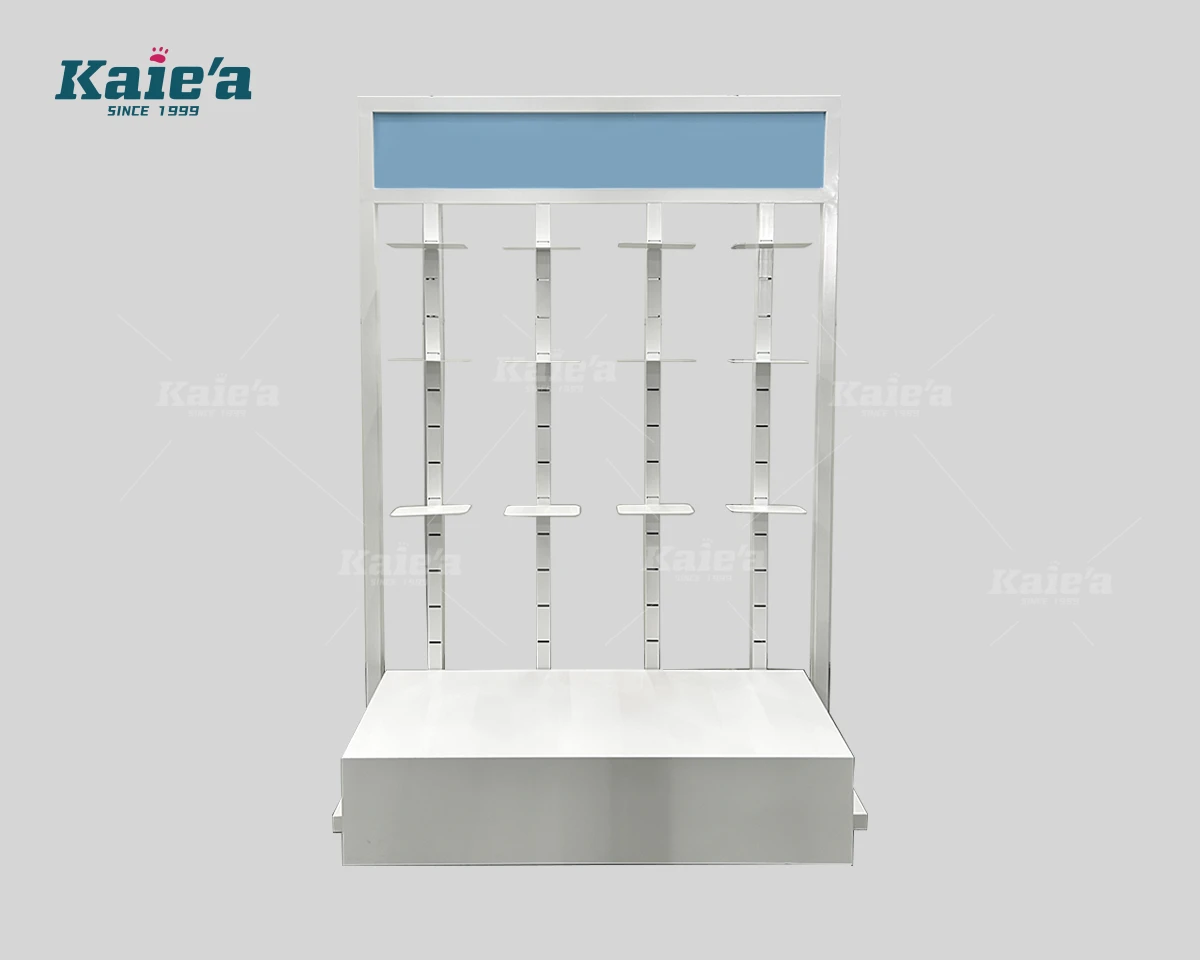 Sneaker Retail Display Rack with Adjustable Shelves