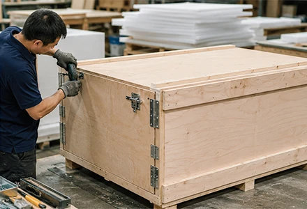 Recyclable wooden box