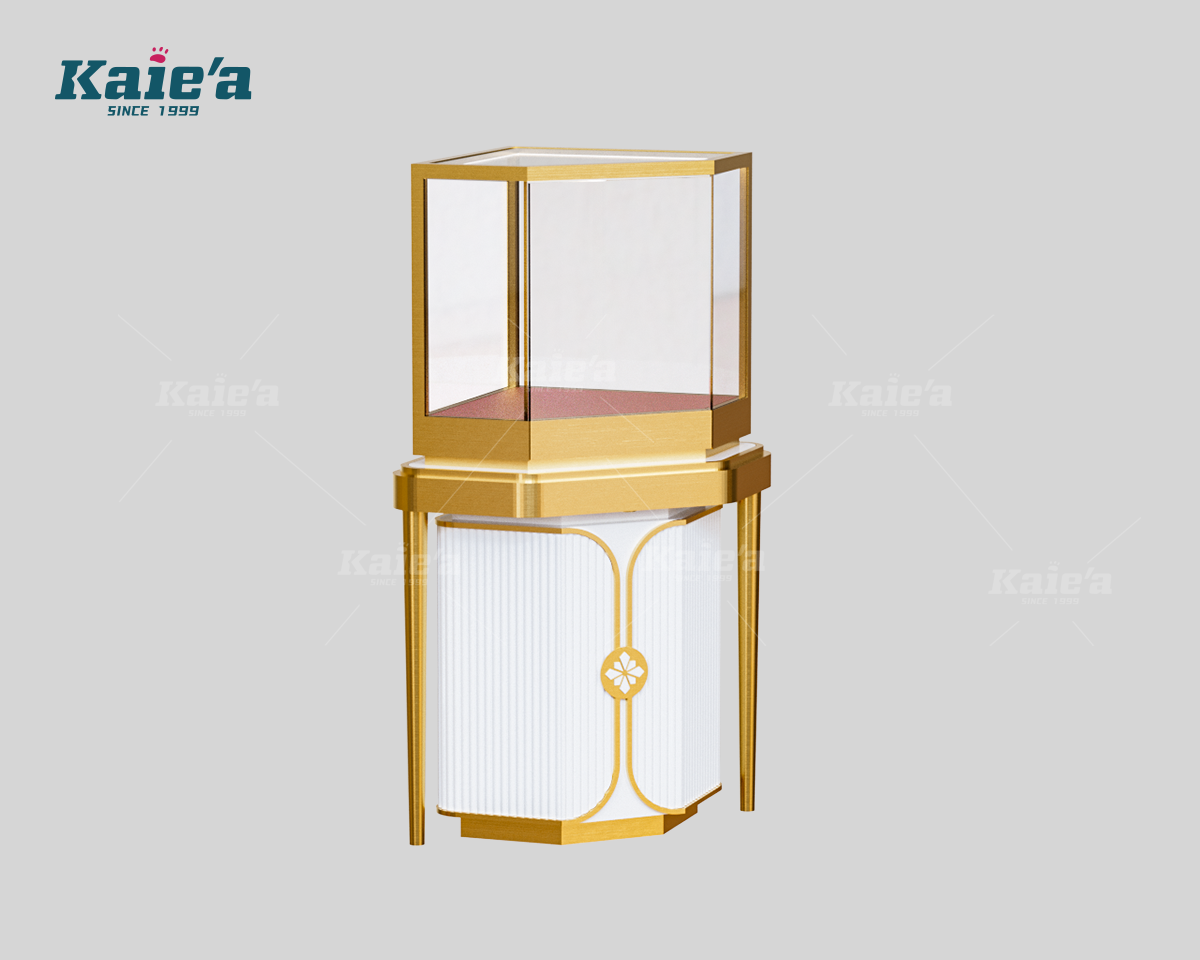 Hexagon Luxury Jewelry Display Pedestal