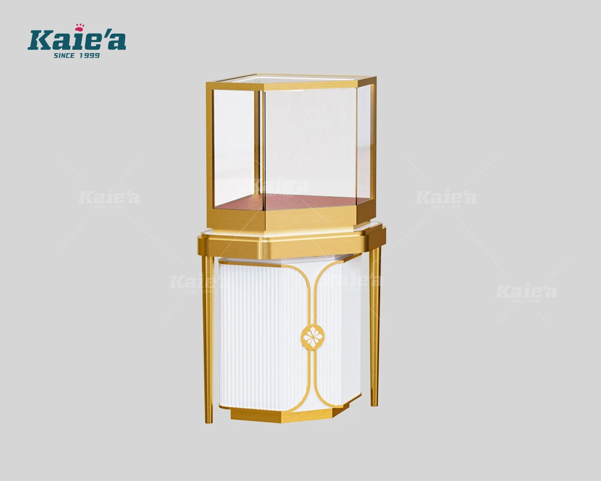 Hexagon Luxury Jewelry Display Pedestal