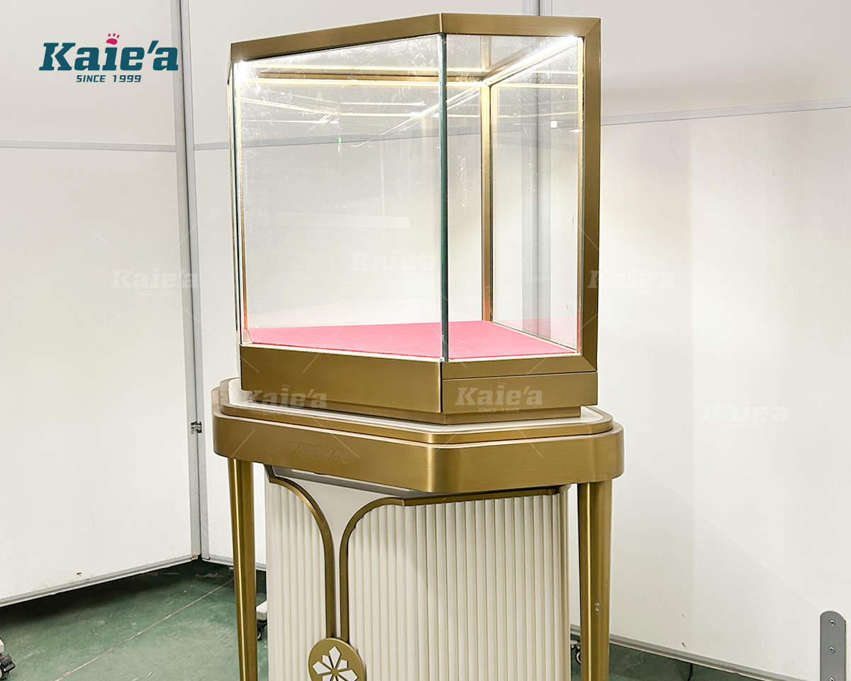 Hexagon Luxury Jewelry Display Pedestal