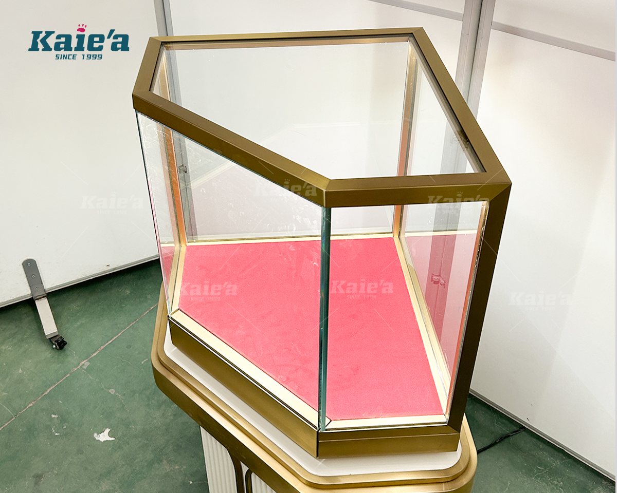 Hexagon Luxury Jewelry Display Pedestal
