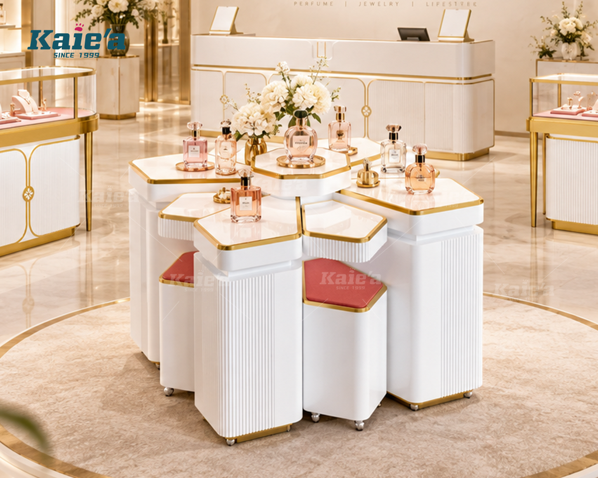 Flower Cluster Multi-hexagon Display Stand