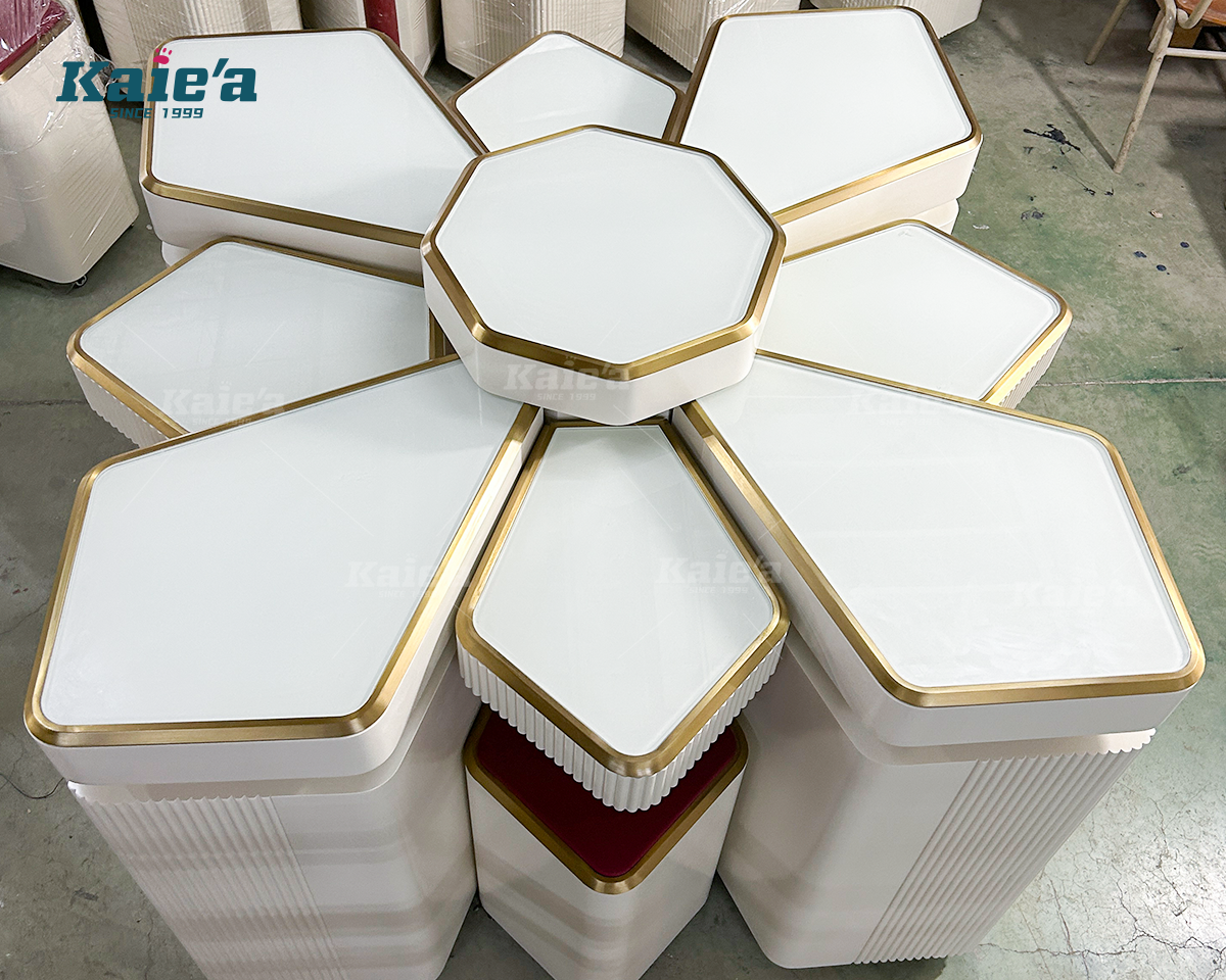 Flower Cluster Multi-hexagon Display Stand