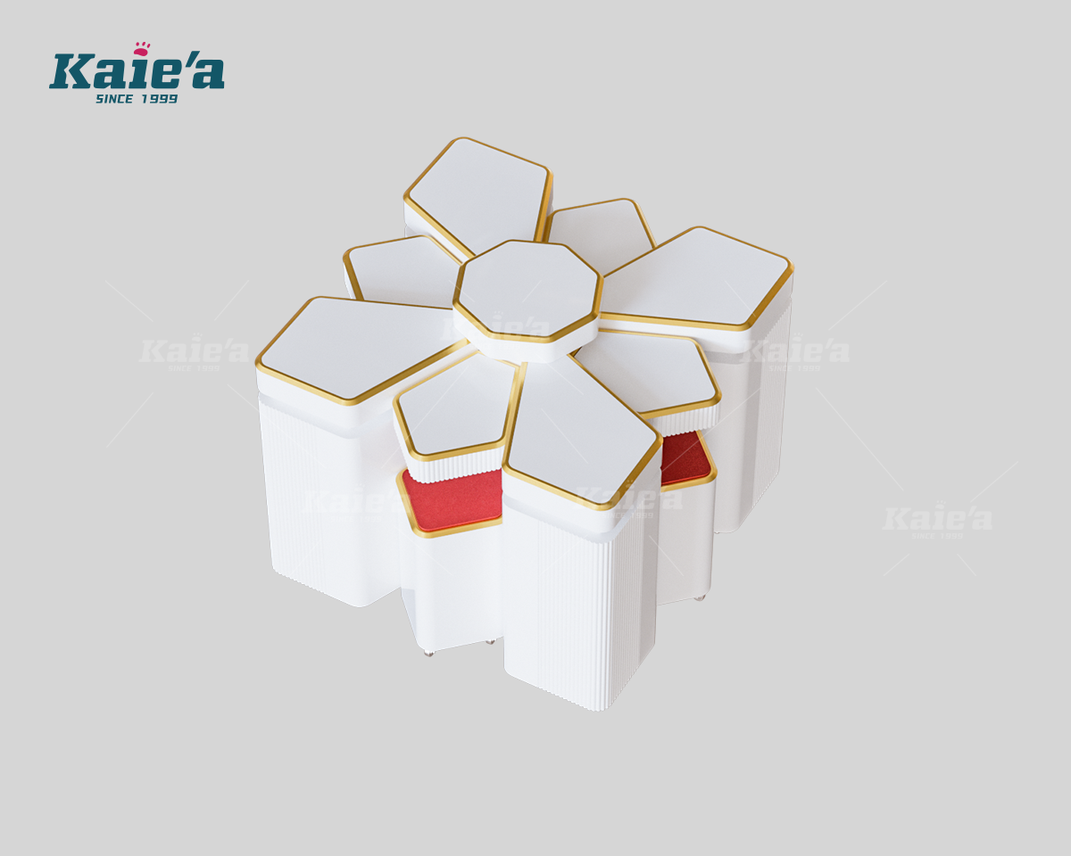 Flower Cluster Multi-hexagon Display Stand