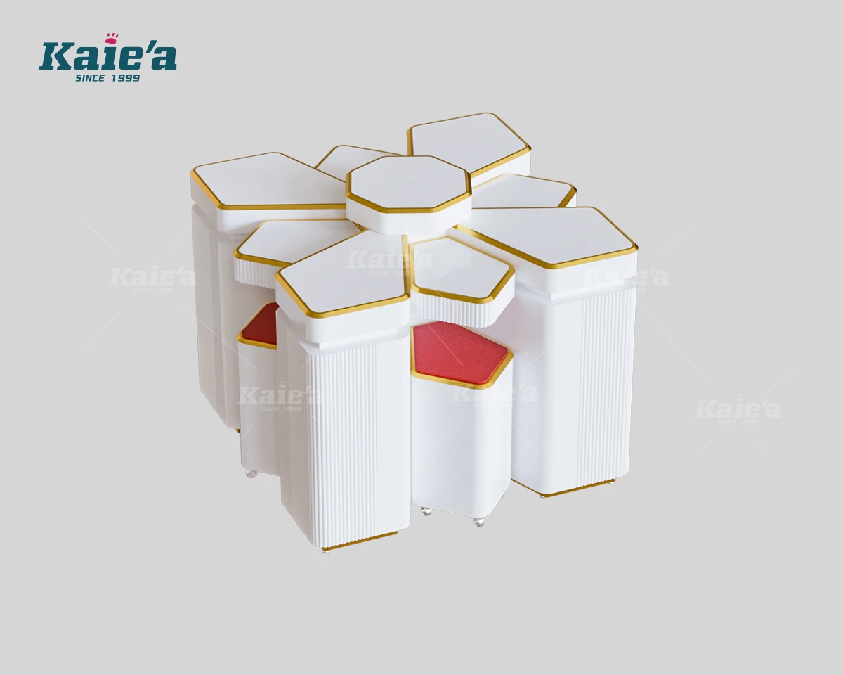 Flower Cluster Multi-hexagon Display Stand